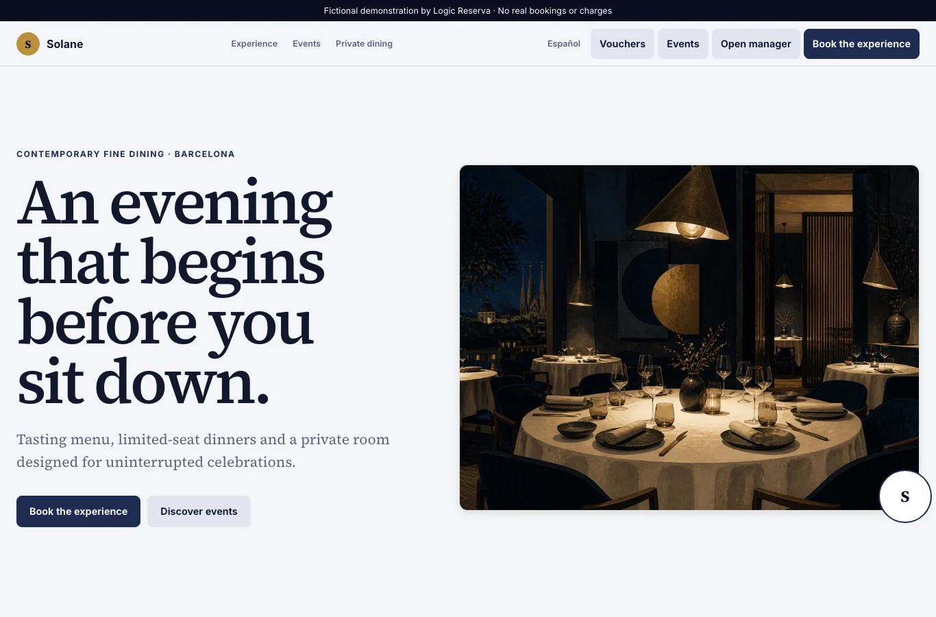 Solane · Contemporary fine dining