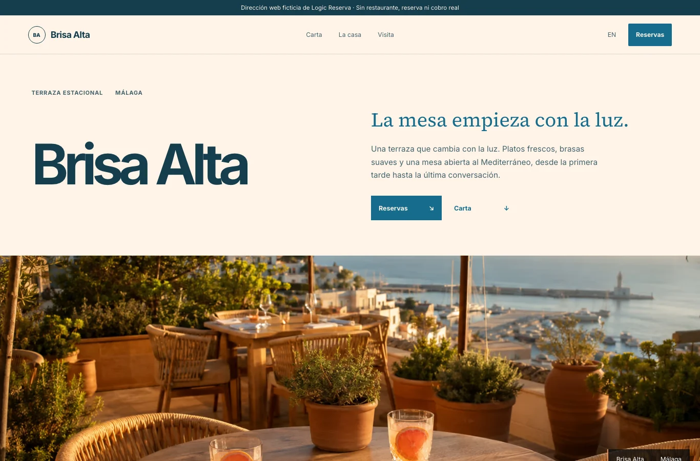 Brisa Alta · Terraza estacional