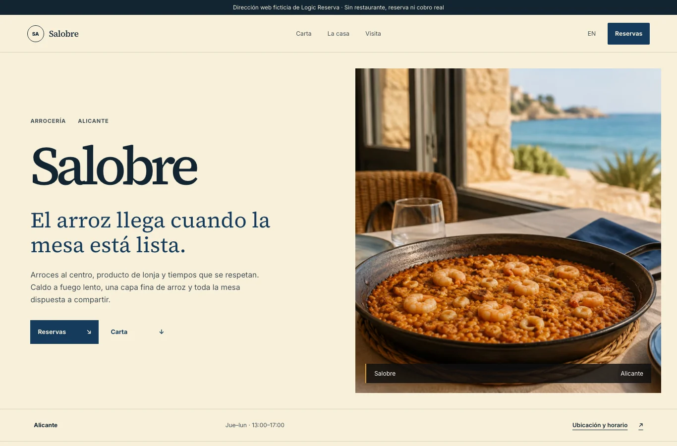 Salobre · Arrocería